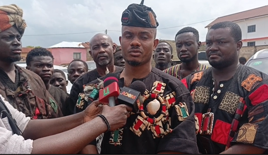Adadientam Chief appeals for infrastructure support after self-funded road project