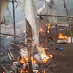 Agona Swedru Police burn 10 ghettos, arrest four in anti-drug operation