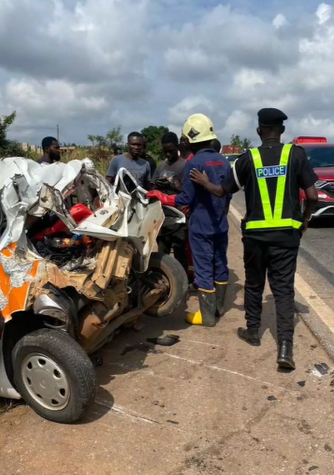 Five injured one in critical condition reported after accident on Odumasi three line