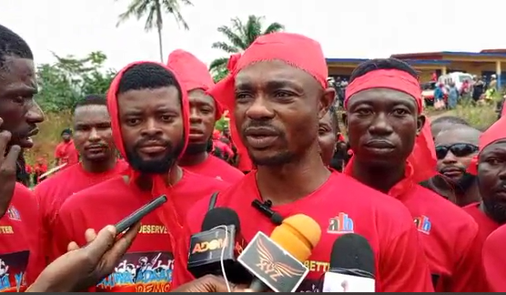 Akyem Asene youth protest MP over ‘death trap’ bridge and 13-year abandoned projects