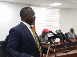 Minister of Justice and Attorney General, Dr. Dominic Ayine