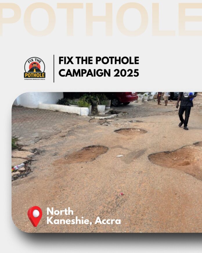 Fix the Potholes Now: Ghana’s youth declare war on deadly roads