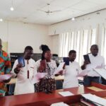 New GJA-Volta leadership sworn in, commits to promoting inclusivity and development The inducted officers include, Dr. Harrison Kofi Belley – Chairman, Ms. Ivy Priscilla Setordjie – Vice Chairperson, Mr. Lambert Kofi Atsivor – Secretary, and Mr. King Freeman Nutsukpoe – Treasurer.