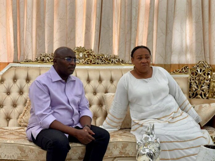 Bawumia visits Hawa Koomson after violent attack during Ablekuma North rerun
