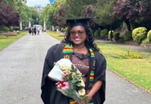 Van Vicker celebrates proud moment as daughter graduates law school