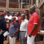 Sokoban Wood Sellers protest alleged extortion by Forestry Commission officials