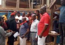 Sokoban Wood Sellers protest alleged extortion by Forestry Commission officials