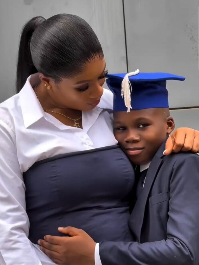 Jnr Pope’s first son graduates from primary school