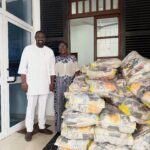 John Dumelo donates 500 bags of rice to UG
