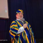 CEO of AT, Leo Skarlatos speaking at the TedEx event.