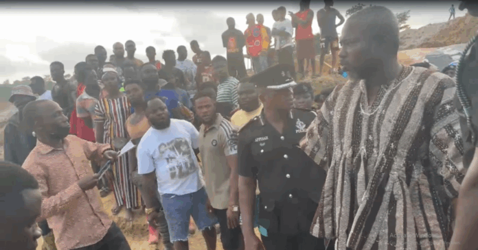 DCE galamsey pit collapse