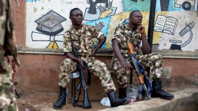 File photo of Nigerian soldiers
