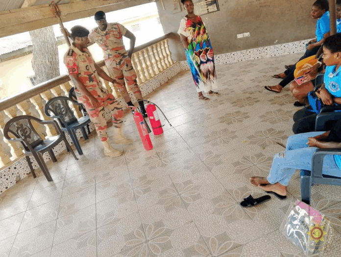 Zongo hairdressers receive training on fire prevention