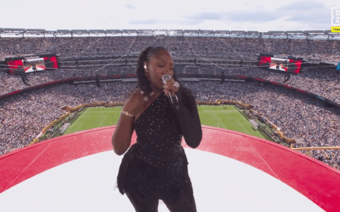 Tems at FIFA Club World Cup final halftime show