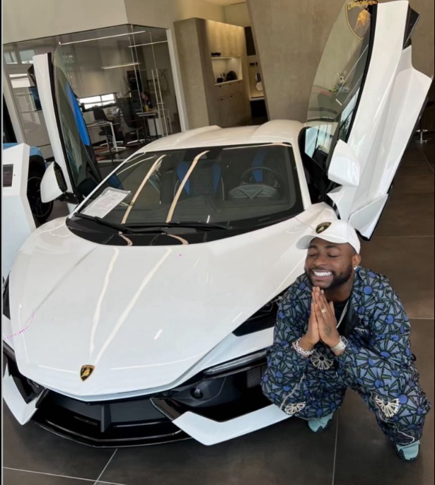 Davido buys new Lamborghini Revuelto worth over $600,000