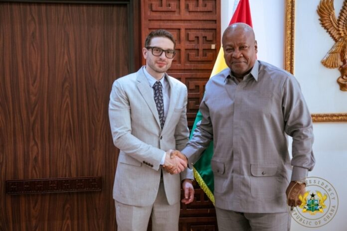 Alex Soros: President Mahama holds talks with son of billionaire George Soros