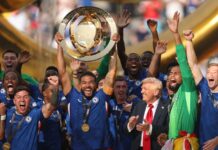 Club World Cup: Cole Palmer bemused as Donald Trump joins Chelsea celebrations after victory over PSG