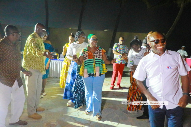 Former employees cheers Mr Kwasi Twum on