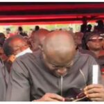 Moment Titus Glover broke down in tears at state funeral for helicopter crash victims