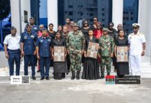 CDS presents posthumous promotions to families of helicopter crash victims