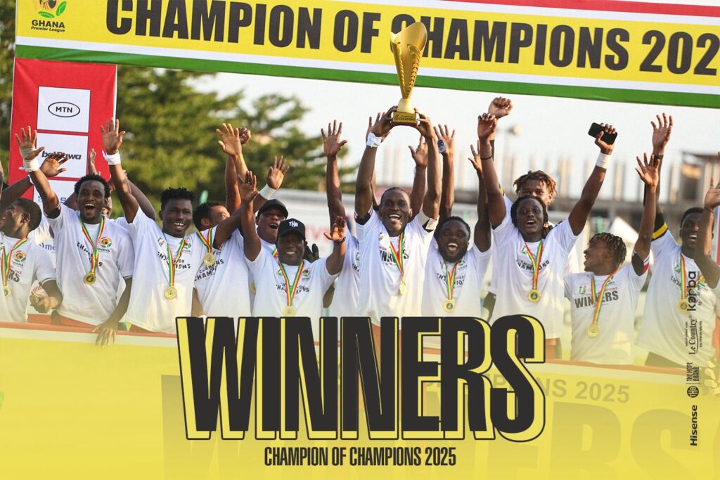 Asante Kotoko win 2025 Champion-of-Champions title after narrow win over Gold Stars
