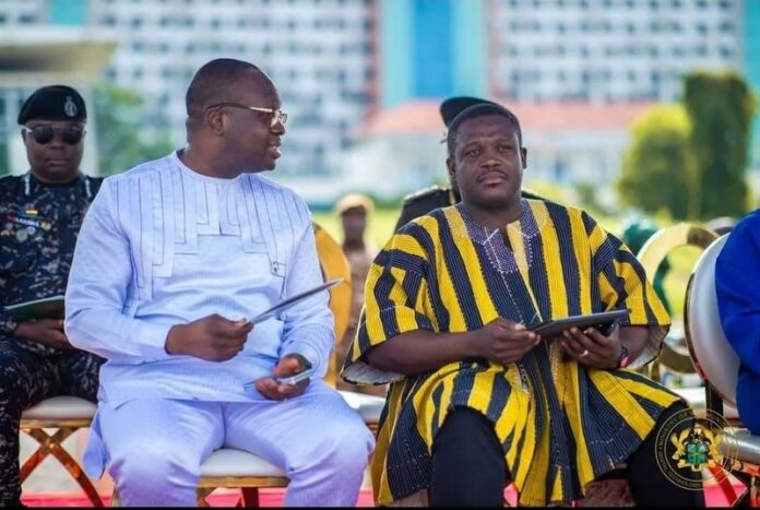 Sam George and Omane Boamah Sam George and Omane Boamah