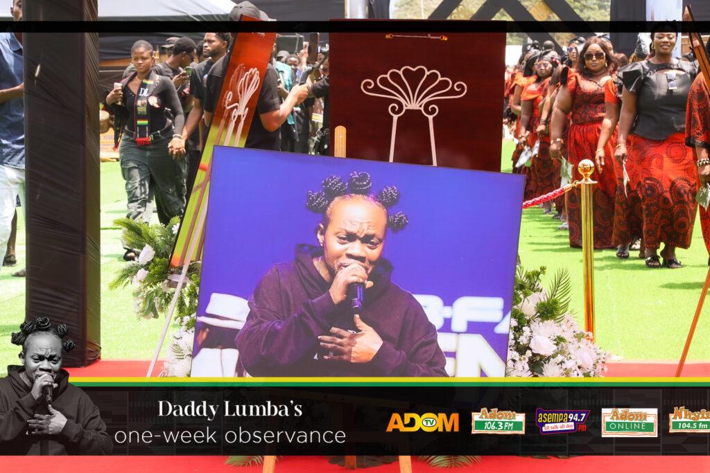 Photos from Daddy Lumba’s one-week observance