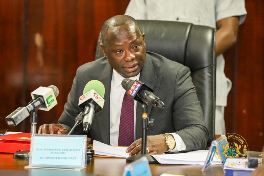 Acting Environment Minister Armah-Kofi Buah writes to Attorney General for immediate revocation of L I 2462