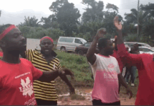 Kwabenya, Ayim, Brekuso residents protest over poor road conditions