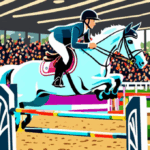 Why the approach angle to an obstacle determines success in show jumping