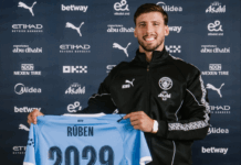 Man City defender Dias signs deal to 2029