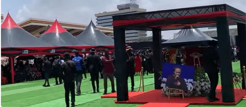 Scenes from Daddy Lumba’s one-week observance
