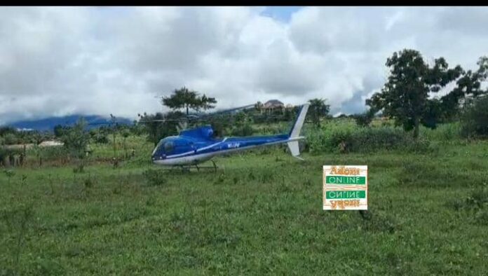 Helicopter emergency landing