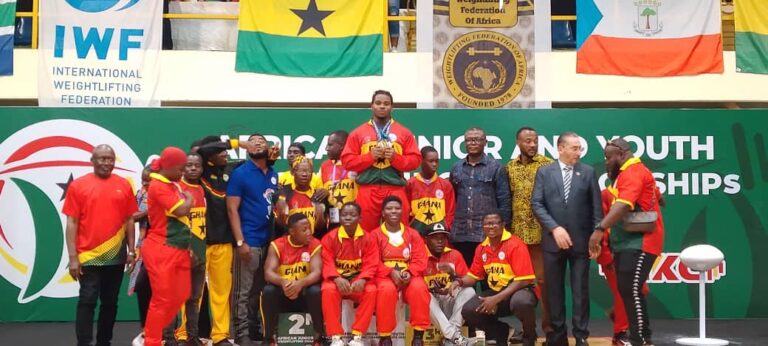 Team Ghana wins 17 medals at African Junior and Youth Weightlifting Championship