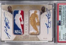 Jordan & Kobe signed card sells for record $12.9m