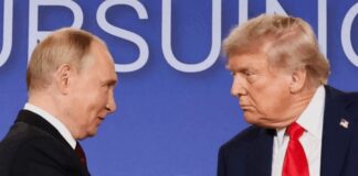 Trump and Vladimir Putin