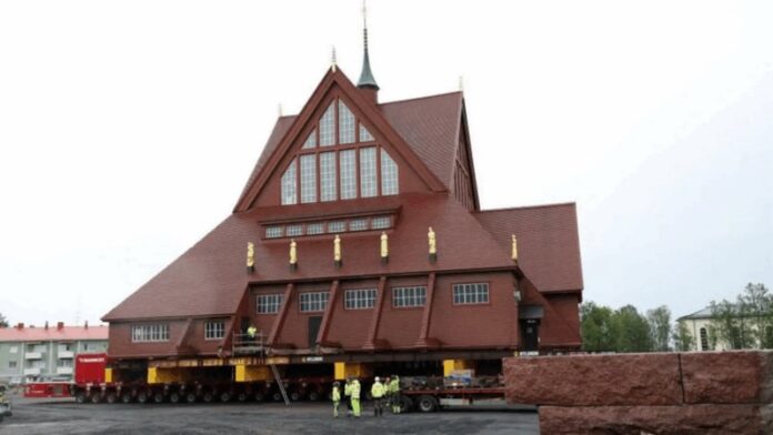Entire church to be transported across Swedish city