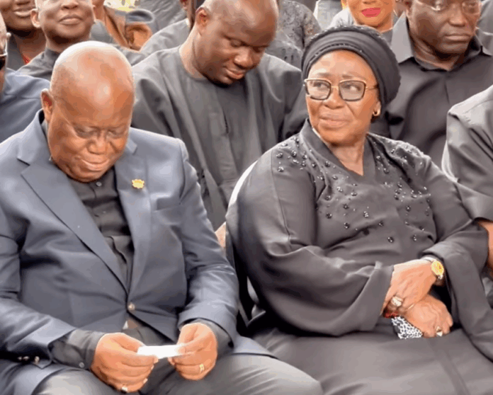Akufo-Addo at Lumba's family home