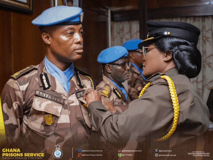 9 Prison officers receive MONUSCO medal awards