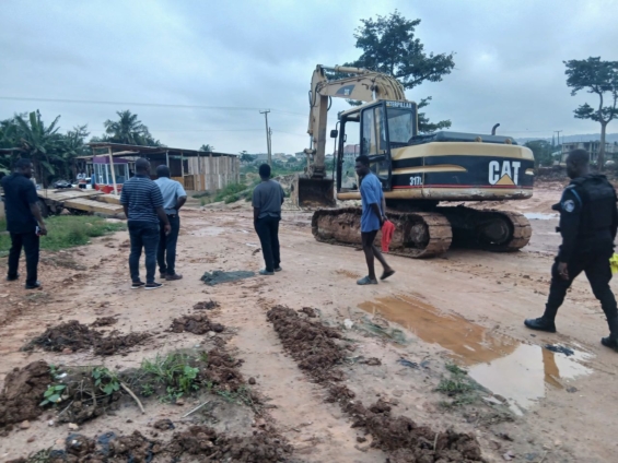 ramsar site excavators