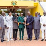 Parliament presents 2025 Democracy Cup trophy to President Mahama