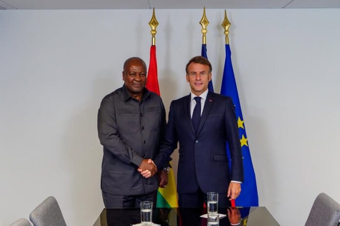 Mahama, French President Macron meet in New York to boost Ghana-France relations Mahama, French President Macron meet in New York to boost Ghana-France relations