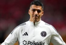 Suarez given six-match ban for spitting incident