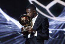 Tearful PSG star Dembele wins first Ballon d’Or