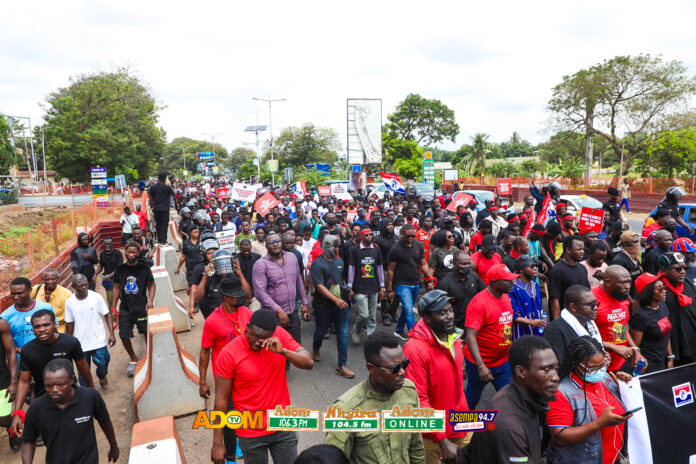 “Yɛn Suro Ahunahuna” protest in pictures