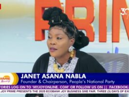 2028 election: I’ll be the David to bring restoration to Ghana — Janet Nabla