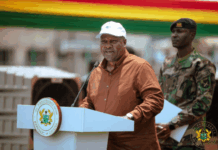 Mahama praises Greater Accra Minister for demolishing illegal structures at Ramsar site