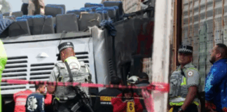 At least 10 dead after train crashes into bus in Mexico