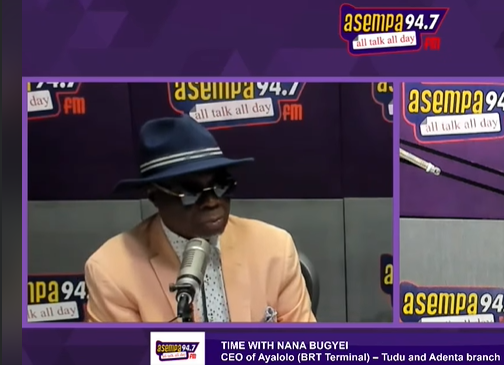 Chief Executive Officer of Ayalolo’s Bus Rapid Transit (BRT) terminals at Tudu and Adenta, Nana Bugyei,