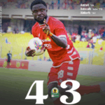 CAF CC: Albert Amoah nets twice as Kotoko beat Kwara United 4-3 in Accra